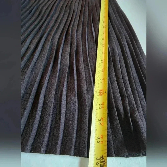 Ganni Fulton Pleated Black Dress Size XS - Picture 12 of 15